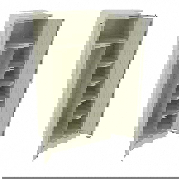 6 Shelf Combination Storage Cabinet